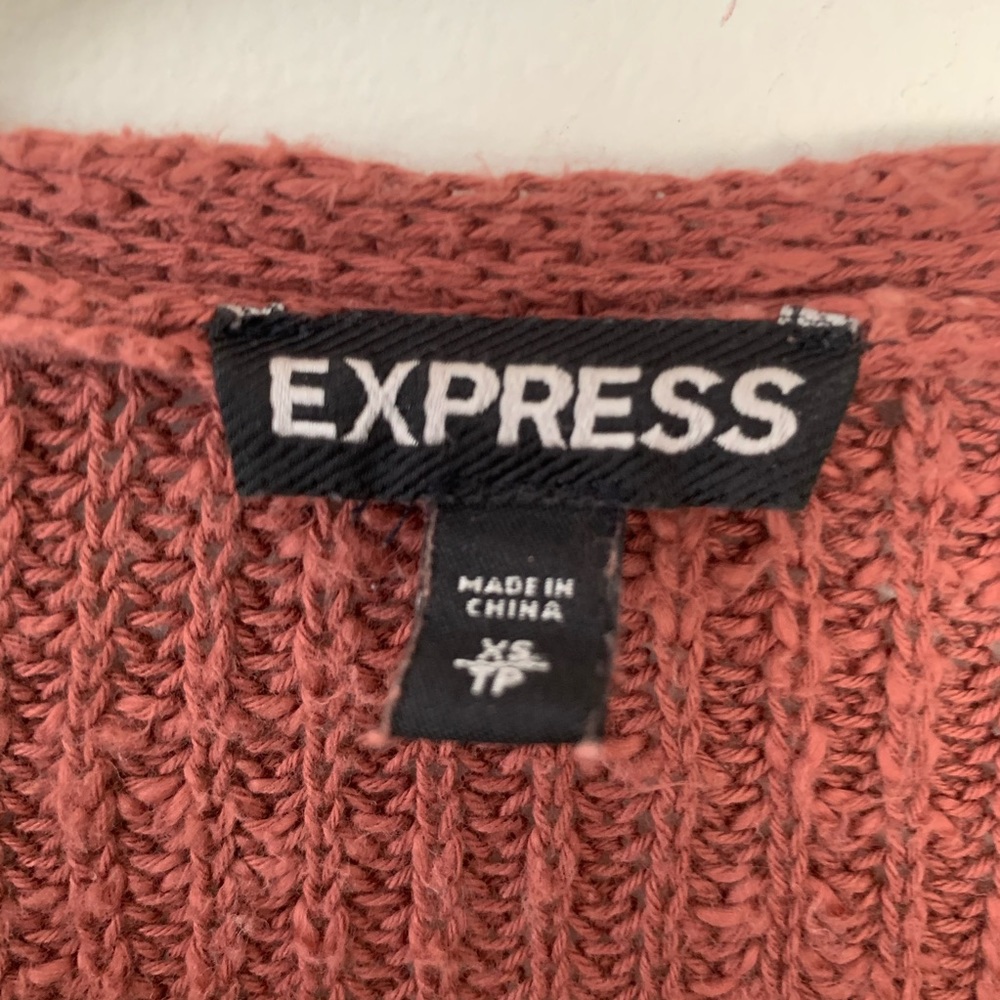 Zip Front Express London Tunic Sweater - Picture 2 of 7